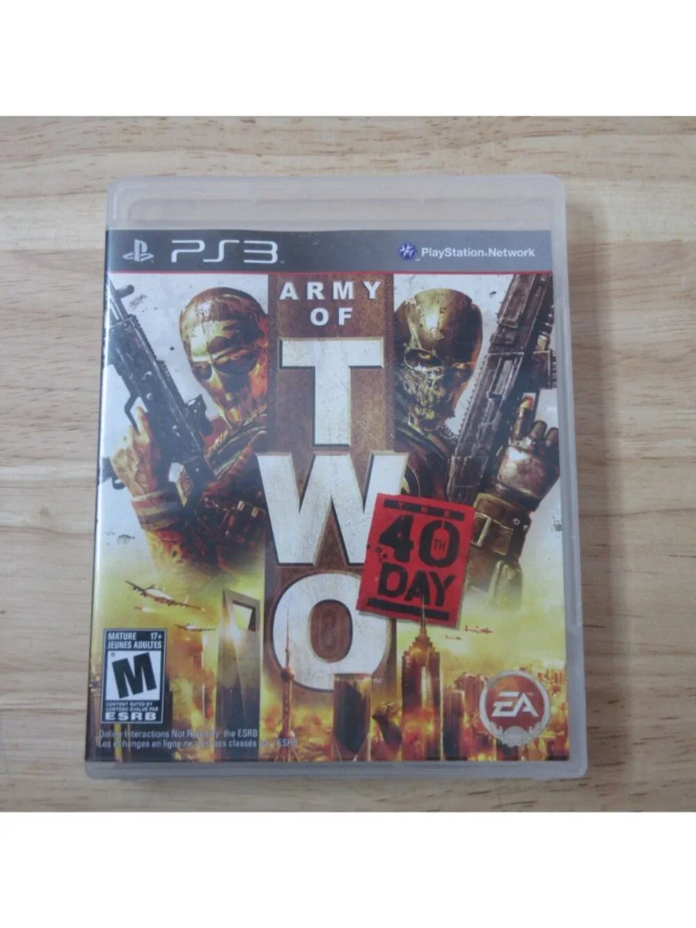 Army of Two: The 40th Day Sony PlayStation 3 PS3 - with manual
